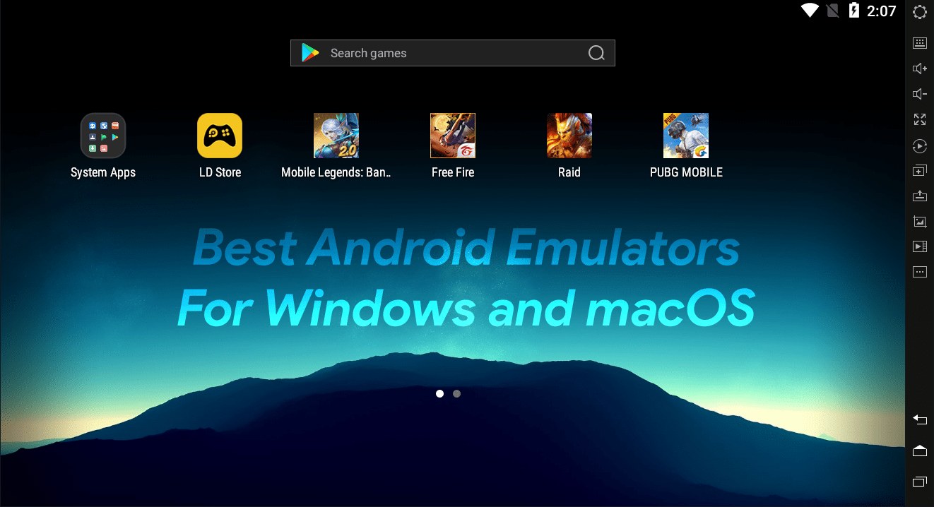 mac android emulator no internet